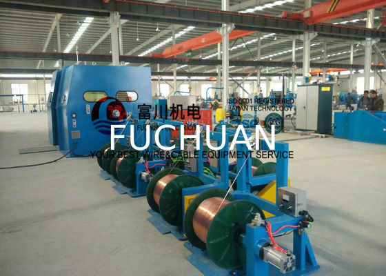 銀被覆線撚り合わせ機 18.5Kw タッチスクリーン操作装置