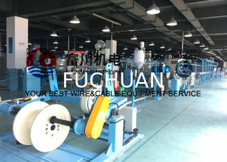 ポリ塩化ビニール突き出る自動ワイヤー生産ラインのためのFuchuanケーブル ワイヤー放出機械