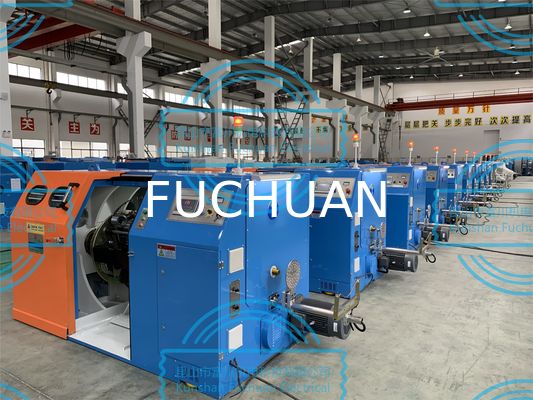 銅線を束ねる機械7.5KW電力速度110m分装置を組み合わせる
