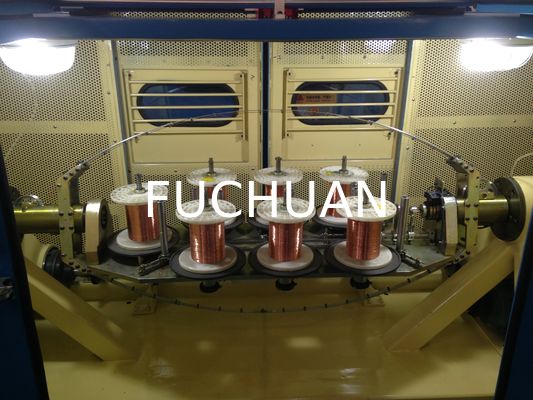 FUCHUAN 4000 Twist Copper Wire Bunching Machine タッチスクリーン操作 19個セット