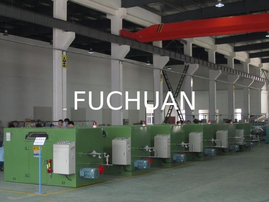 7.5Kw ワイヤー撚り機 FUCHUAN 2.5Kgf スカイブルー ワイヤー バンチャー装置