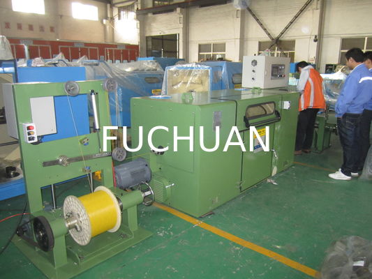 スカイブルーのワイヤー撚り機自動巻き取り高性能装置