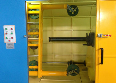 700Rpm馬小屋の回転を用いるスカイ ブルー3Pcsの中心ワイヤー/ケーブルの組みひも機械