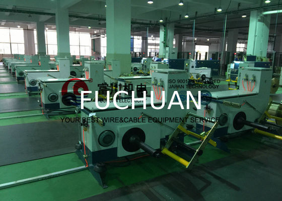 スカイブルーダブルツイスト銅線束ね機ケーブルねじり機械