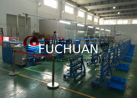 パッシブアクティブ巻き取り銅線撚り線機 0.08mm - 0.45mm
