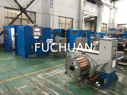 直径0.05-2.5mmの装置を撚り合わせる銅線の束ねる機械