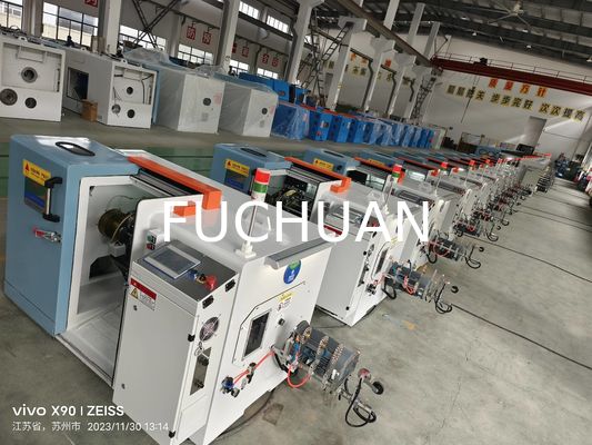 高機能撚線機 1800-3000m/分 速度 11KW 消費電力