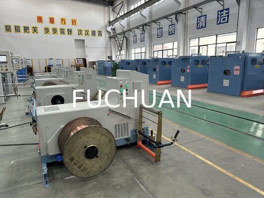 頑丈な構造の二重ねじり束ねる機械高速操作の正確なワイヤーの撚り線