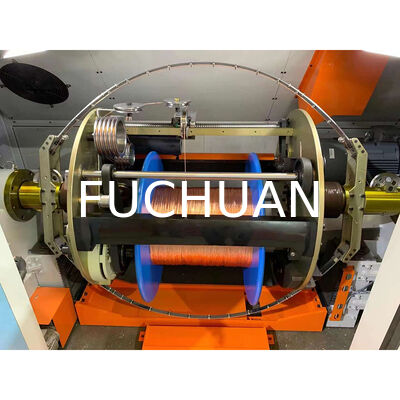 フレキシブルワイヤー絶縁電線用左右撚り方向銅線撚り合わせ機、1万分の1メートルの誤差制御を保証