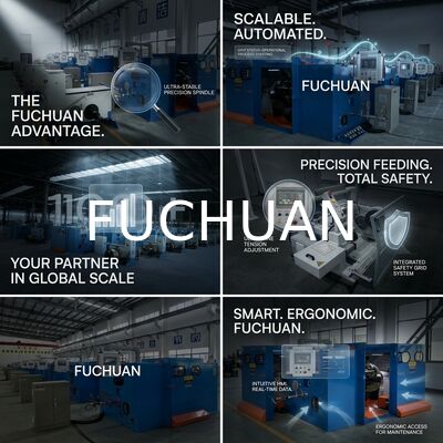 Core Wire Bunching Machine High Speed Double Twist Design FC-800B Copper Stranding Equipment